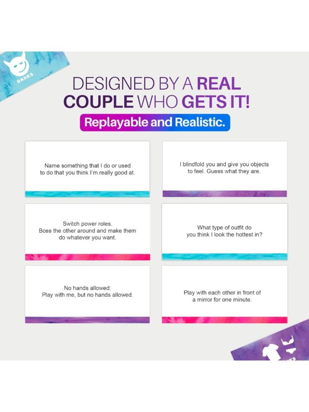 Fun Romantic Couples Board Game - 170 Conversation Cards & Dares for 2 Players - Picture 5 of 9